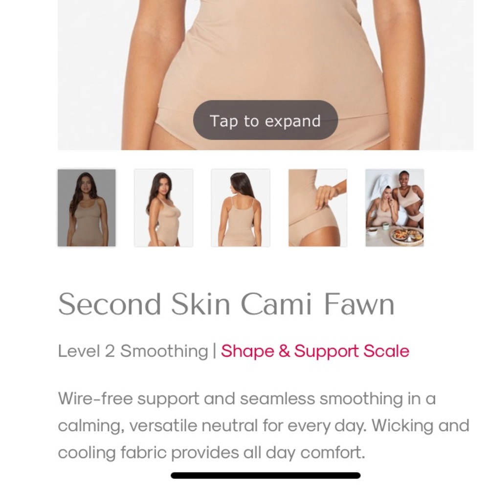 Ruby Ribbon second skin cami